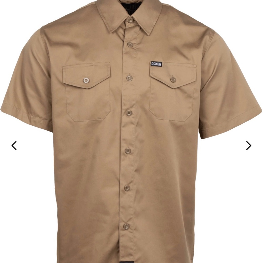 Dixxon Workforce Short Sleeve Work Shirt- Khaki